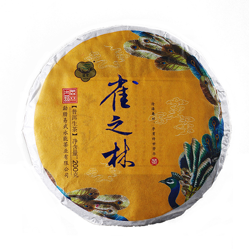 Forest of birds, ancient forest, Pu'er tea (raw tea) round tea